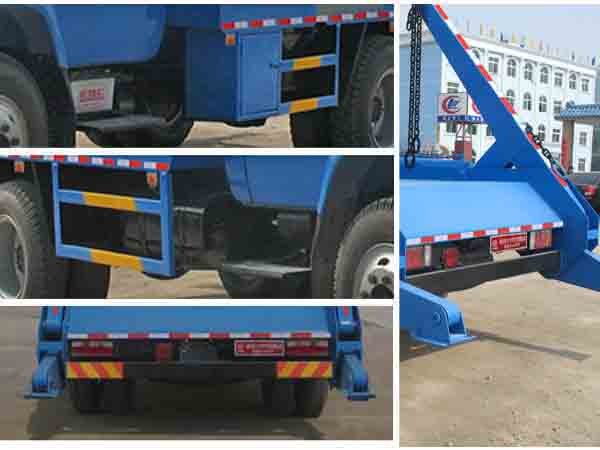 東風(fēng)尖頭型擺臂式垃圾車 東風(fēng)尖頭型擺臂式垃圾車