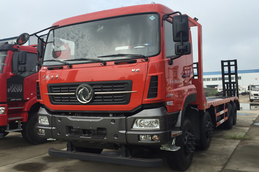 【國五】東風天龍前四后八平板車 【國五】東風天龍前四后八平板車