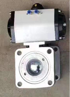 灑水車主管道帶大氣動球閥