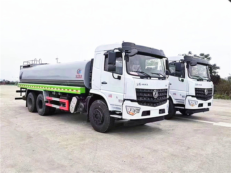 國六東風D3后雙橋灑水車